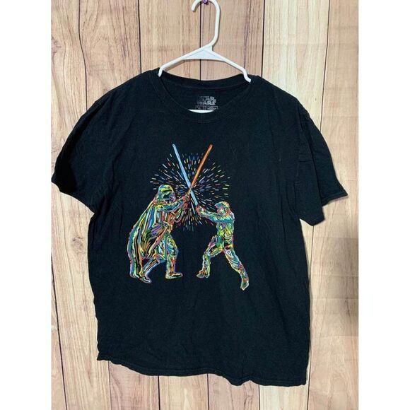Star Wars Men's Spectrum Battle Classic T-Shirt Large - Picture 2 of 5